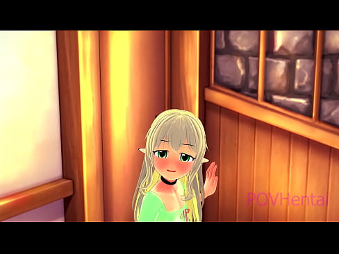 ❤️ (Trap) Elvish mjakazi hukusaidia kunawa uso wako. Fucking